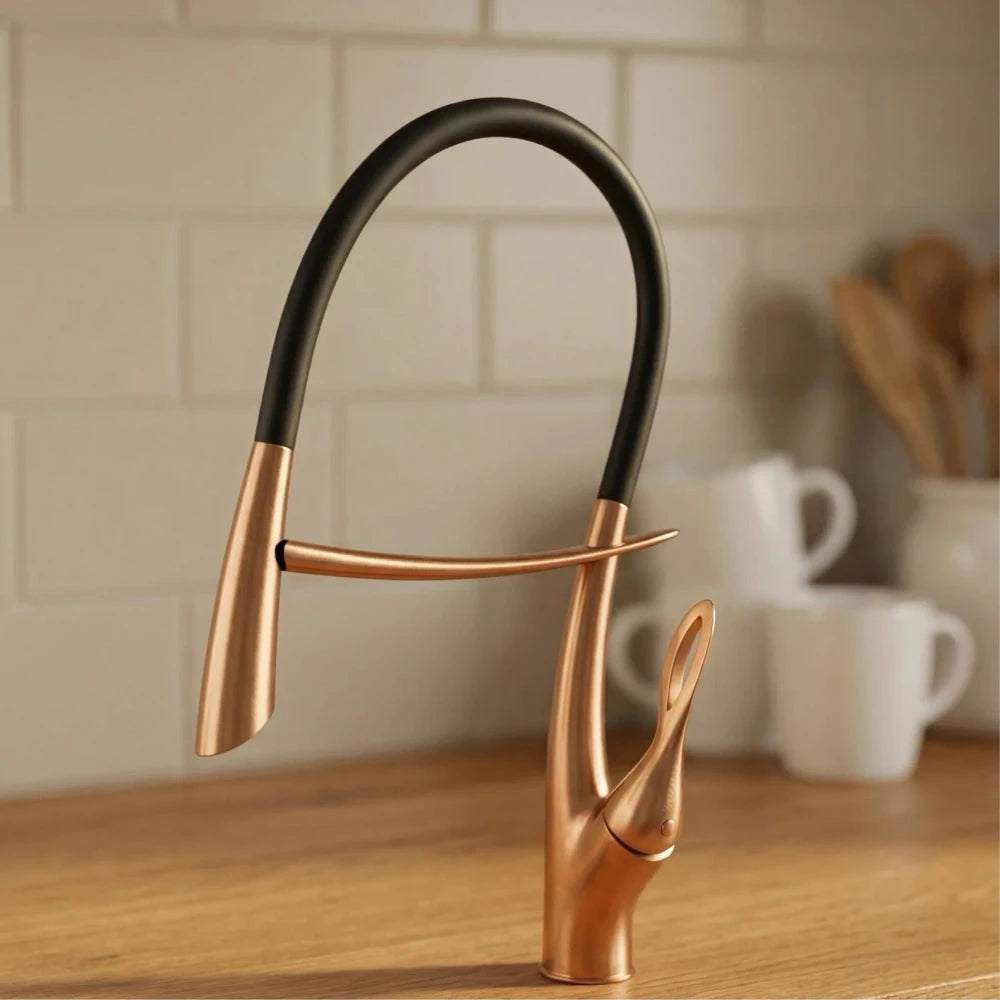 Brushed Gold Kitchen Faucet