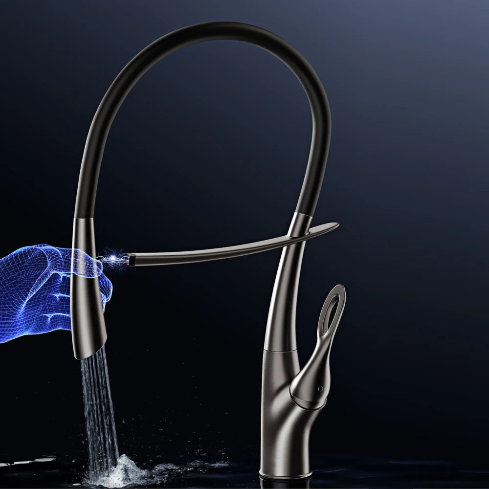Brushed Gold Kitchen Faucet