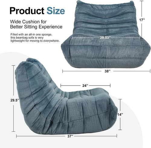 Hobestluk Ergonomic Bean Bag Chair