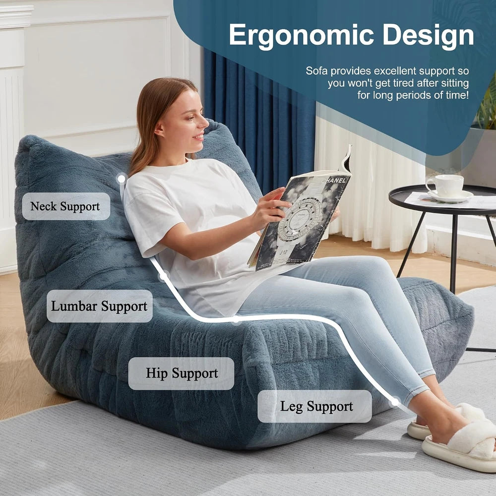 Hobestluk Ergonomic Bean Bag Chair