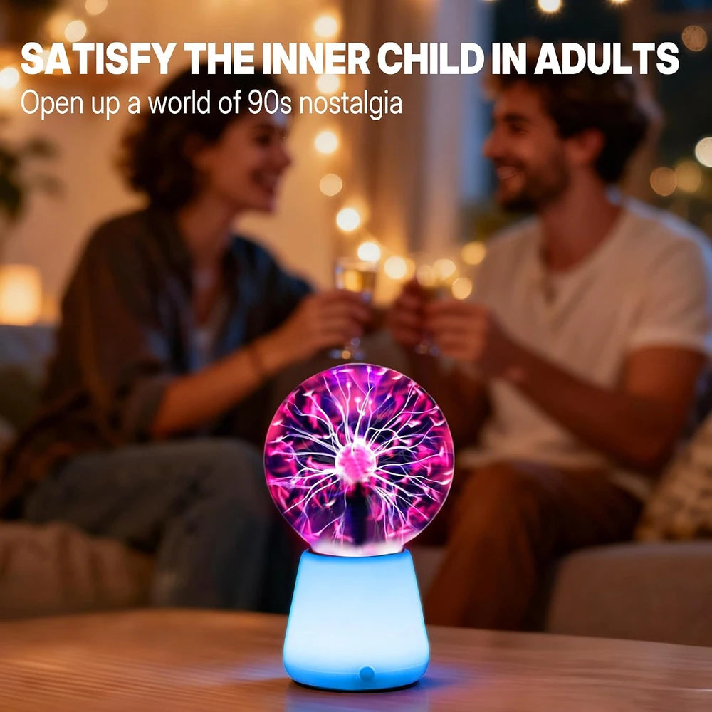 Touch Reactive Plasma Ball Lamp
