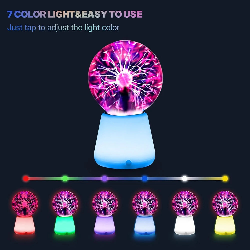 Touch Reactive Plasma Ball Lamp
